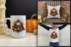 Creepy skull in a triangle Sublimation PNG/jpeg Product Image 3