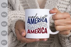 Made in America SVG Design / 4th of July TShirt Product Image 3