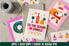 Hand Drawn Cute Christmas Holiday Prints Product Image 2