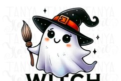 Witch Please Retro Halloween Sublimation Print, Funny Product Image 4