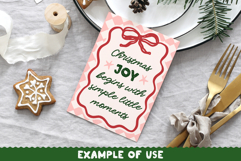 10 Whimsical Retro Christmas Frames PNG Bundle Product Image 2