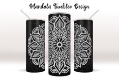 Mandala Tumbler Sublimation, Skinny Tumbler 20 Product Image 2
