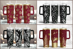 40oz Tumbler laser svg engraved wrap Product Image 4