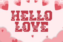 Norwester Valentine - Bold Varsity Love Font Product Image 2