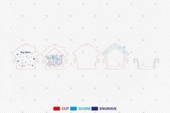 Personalized Gingerbread House Ornament SVG Product Image 2