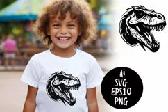 Dinosaur svg, T Rex svg, Dino svg, Rex svg, PNG EPS SVG file Product Image 1
