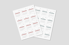 2026 date stickers collection with minimalist design, month headers for bullet journal, diary and organizer customization.