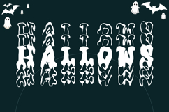 Birdsun Melted Stacked - Playful Drippy Font Product Image 2