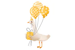 Goose Birthday . Baby Girl and Boy Newborn Baby Shower Product Image 22