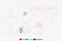 Personalized Romantic Couple Heart Sign Svg Product Image 2