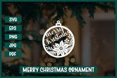 Christmas Ornament SVG,Christmas Paper cut SVG Product Image 1