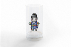 Korean Ikseongwan Hat Boy Voodoo Doll Stitched PNG Halloween Product Image 3