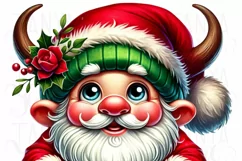 Gnome for Christmas PNG | Merry Christmas Transparent Design Product Image 3