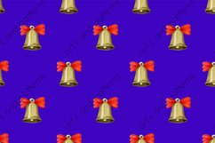 Christmas bells watercolor digital paper Product Image 2