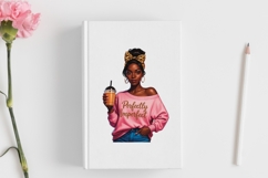 Motivational Melanin woman Sublimation PNG, Graphic Illustra Product Image 3
