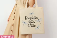 Dragonflies are kisses PNG, Retro Dragonfly Sublimation P Product Image 3