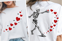 Valentines Day Skeleton PNG, Funny Valentine Day PNG, love Product Image 2
