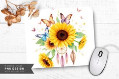 Radiant Pastel Beauty Mouse Pad PNG Design Product Image 1