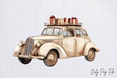 Watercolour Rustic Christmas Clipart PNG Product Image 1