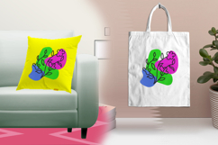 Abstract Floral Line Art Embroidery Design File Product Image 3