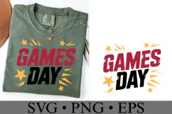 Games Day Svg | Sport Svg | Shirt Svg Product Image 1