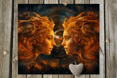 Zodiac signs | 12 Magic Skinny tumbler Sublimation designs Product Image 3