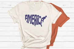 America SVG cut file in the shape of the country Product Image 2