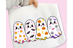 Spooky Ghost Friends Halloween PNG, Halloween PNG, Boo PNG Product Image 1