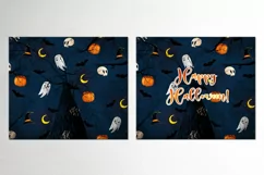 Funny Halloween | 4 Skinny tumbler sublimation designs, JPG Product Image 3