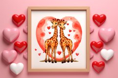 Valentines Day Animal Couple Sublimation, Christmas Clipart Product Image 3