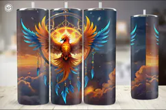 Phoenix Tumbler Sublimation, 20 oz Tumbler Wrap Product Image 4