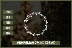 12 Floral Wreath SVG, Christmas wreath svg Product Image 6