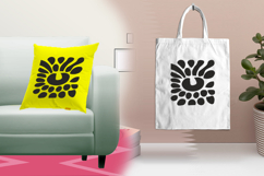 Modern Black Abstract Floral Embroidery Design Product Image 3