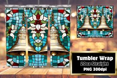 Winter Magic Stained Glass 3D Sublimation Wrap 20oz Product Image 1
