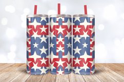 Fourth of July Tumbler Wrap, 20oz Skinny Tumbler Wraps Product Image 3
