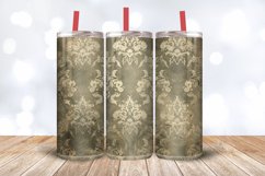 Muted Damask Tumbler Wrap, 20oz Skinny Tumbler Wraps Product Image 3
