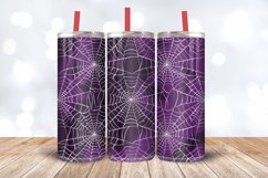 Halloween Spooky Spiderweb Tumbler Wrap, 20oz Skinny Tumbler Product Image 3