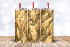 Pampas Grass Tumbler Wrap, 20oz Skinny Tumbler Wrap Product Image 3