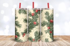 Vintage Christmas Tumbler Wrap, 20oz Skinny Tumbler Wraps Product Image 3