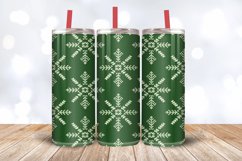 Green Knitted Christmas Tumbler Wrap, 20oz Skinny Tumbler Wr Product Image 3
