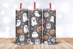 Cute Kawaii Halloween Tumbler Wrap, 20oz Skinny Tumbler Wrap Product Image 3