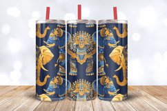 Elephant Echoes Tumbler Wrap, 20oz Skinny Tumbler Wraps Product Image 3