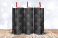 Black Diamond Tufted Crafted Tumbler Wrap, 20oz Skinny Tumbl Product Image 3
