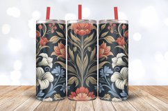 Floral Garden Tumbler Wrap, 20oz Skinny Tumbler Wraps Product Image 3