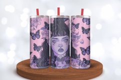 Pastel goth spring Tumbler Wraps, 20oz Skinny Tumbler Wrap Product Image 3