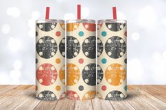 Vintage Retro Polka Dot Tumbler Wrap, 20oz Skinny Tumbler Wr Product Image 3