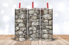 Stone Walls Tumbler Wrap, 20oz Skinny Tumbler Wrap Product Image 3