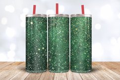 Green Glitter Textures Tumbler Wrap, 20oz Skinny Tumbler Wra Product Image 3