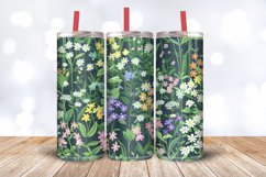 Spring Wildflowers Garden Tumbler Wrap, 20oz Skinny Tumbler Product Image 3