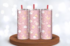 Baby Girl Tumbler Wraps, 20oz Skinny Tumbler Wrap Product Image 3